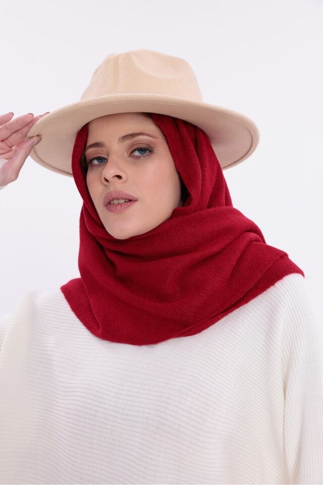 Kadın Üçgen Atkı Yumuşak Triko Şal-SM2026