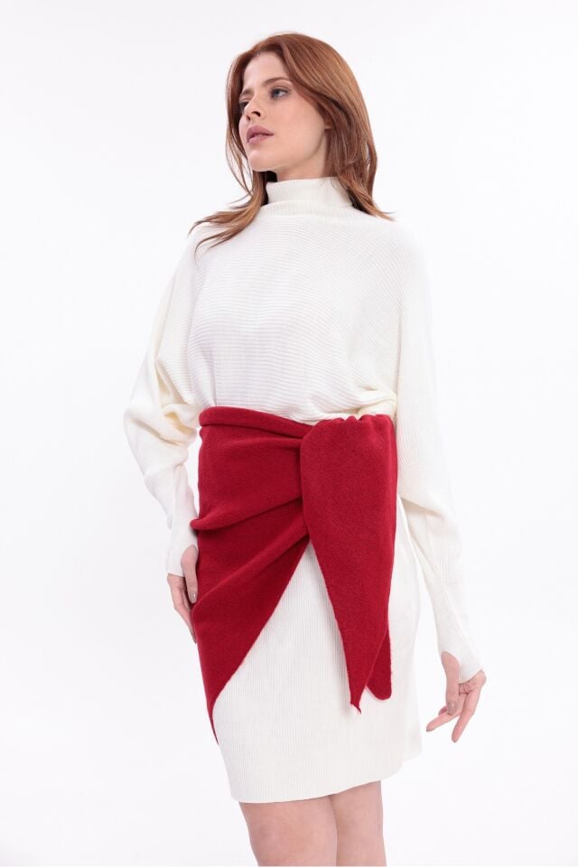 Kadın Üçgen Atkı Yumuşak Triko Şal-SM2026