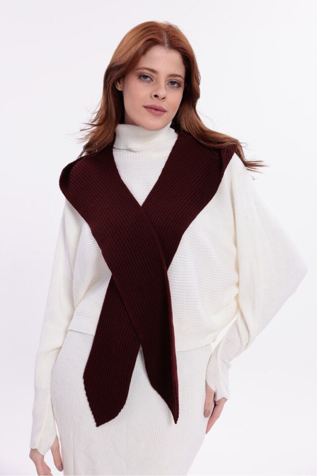 Kadın Balaclava Kapüşonlu Yumuşak Atkı Şal Kışlık