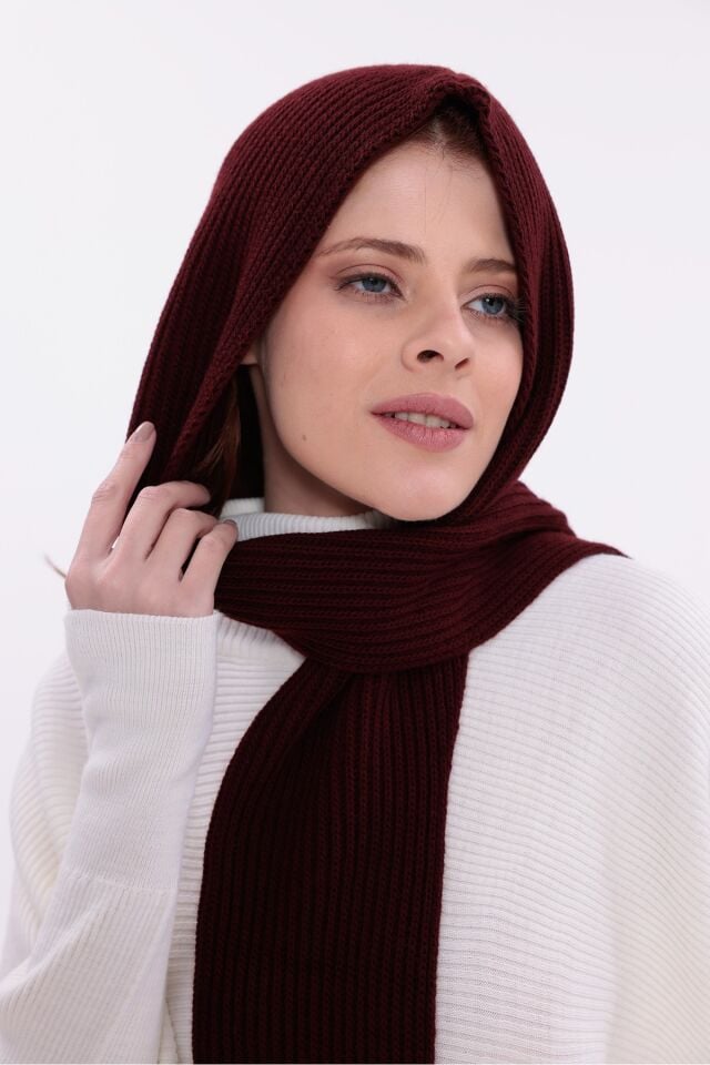 Kadın Balaclava Kapüşonlu Yumuşak Atkı Şal Kışlık