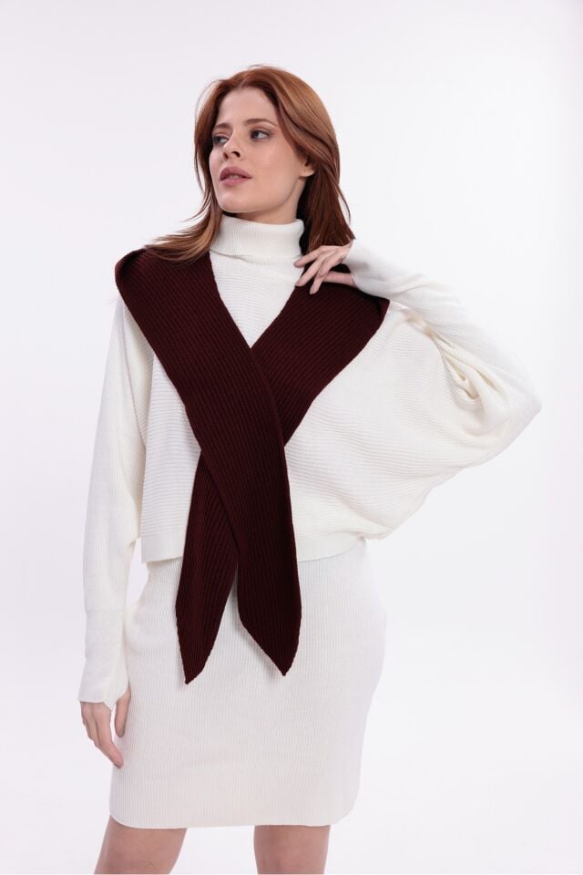 Kadın Balaclava Kapüşonlu Yumuşak Atkı Şal Kışlık